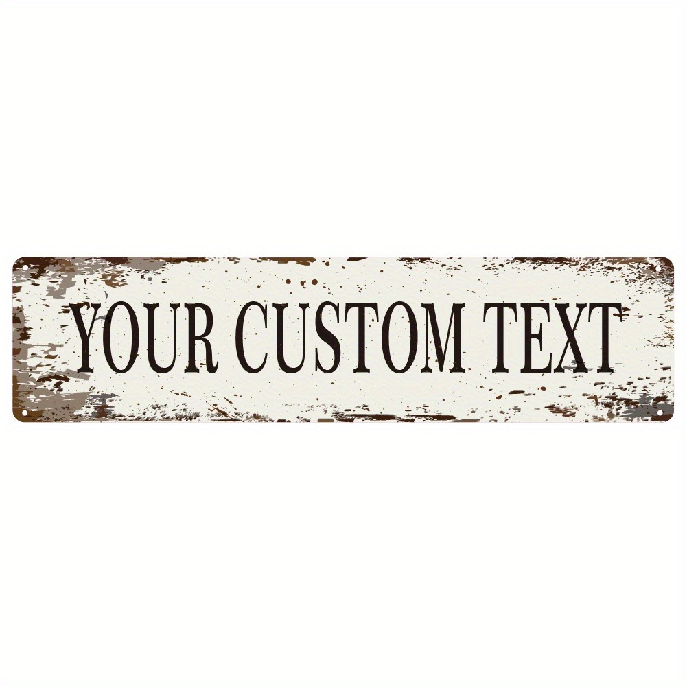 Outdoor Furniture Metal - Gepersonaliseerde retro metalen plaat, op maat