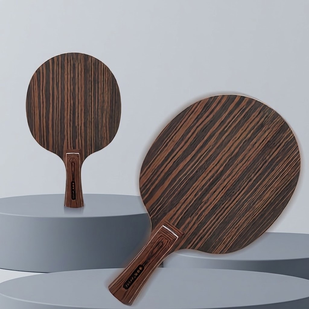Outdoor Furniture Wood - Ebony tafeltennisbat, snel aanvalsontwerp, 5 hout
